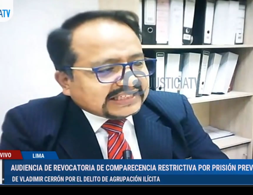 Fiscalía sustentó revocatoria de comparecencia con restricciones de beneficia a Vladimir Cerrón