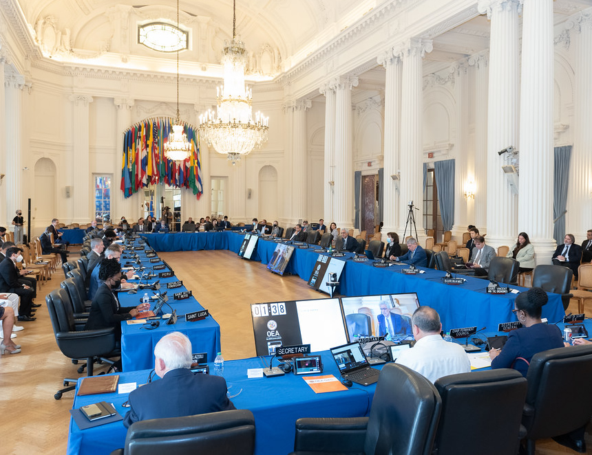 Dina Boluarte ante la OEA: “Serán llevados a la justicia quienes resulten responsables” de excesos en manifestaciones