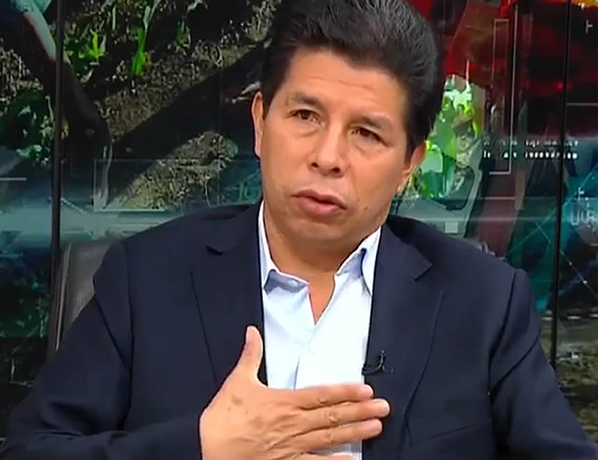 Pedro Castillo respondió cuestionario de preguntas durante tres horas