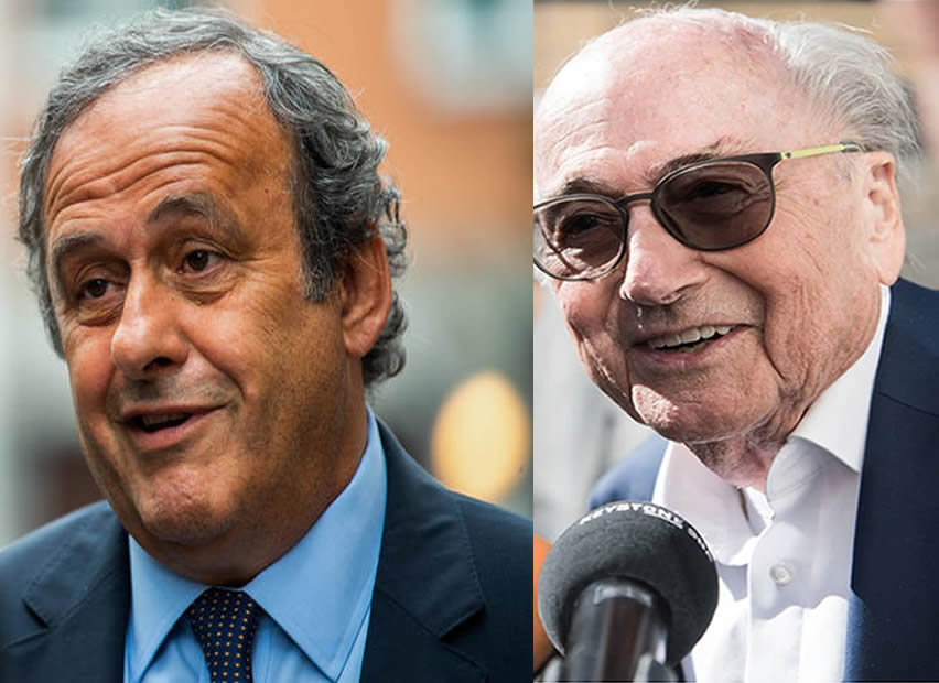 Justicia de Suiza absuelve a Blatter y Platini de corrupción